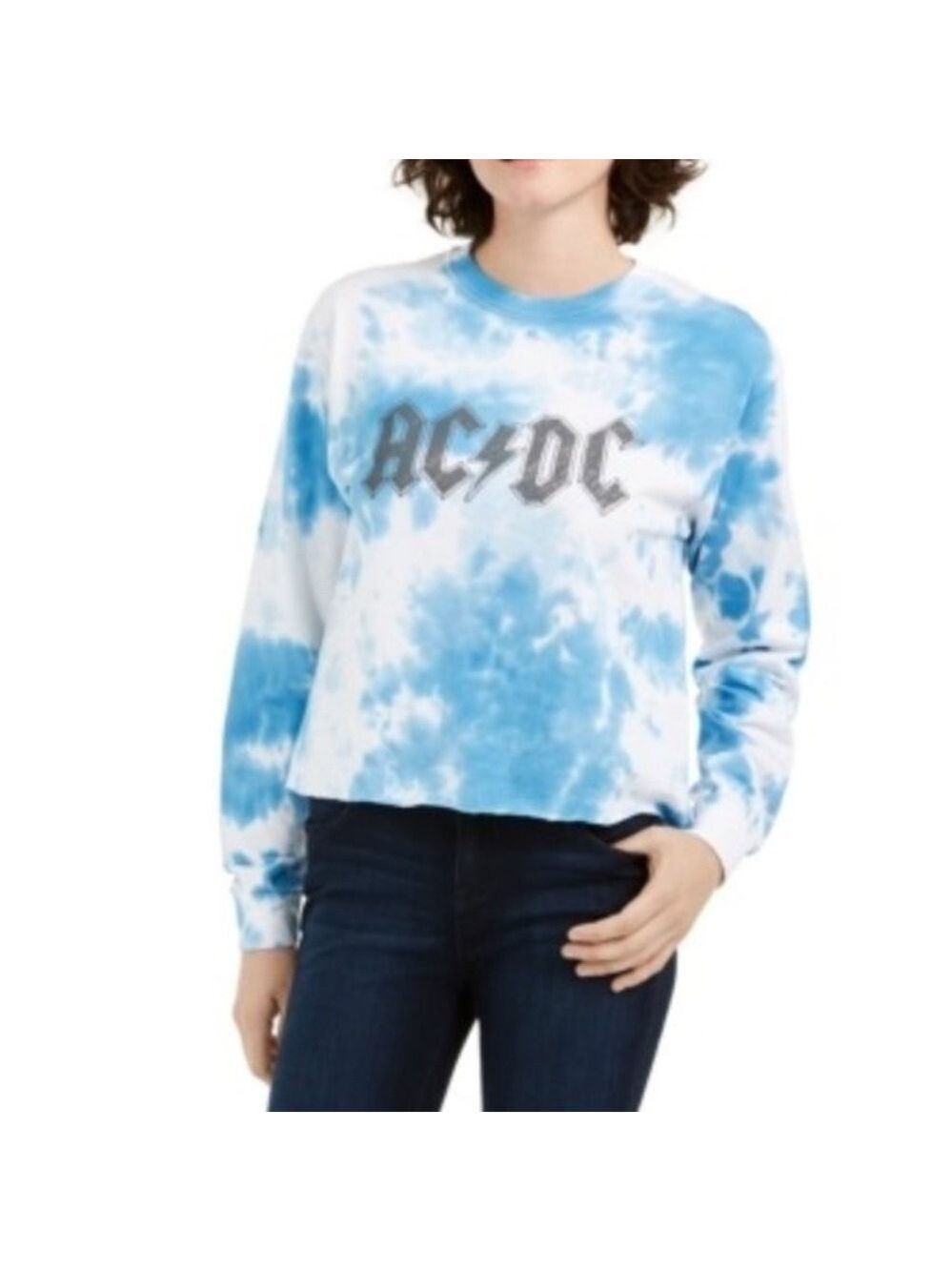 True Vintage Acdc Tie-Dye Top
